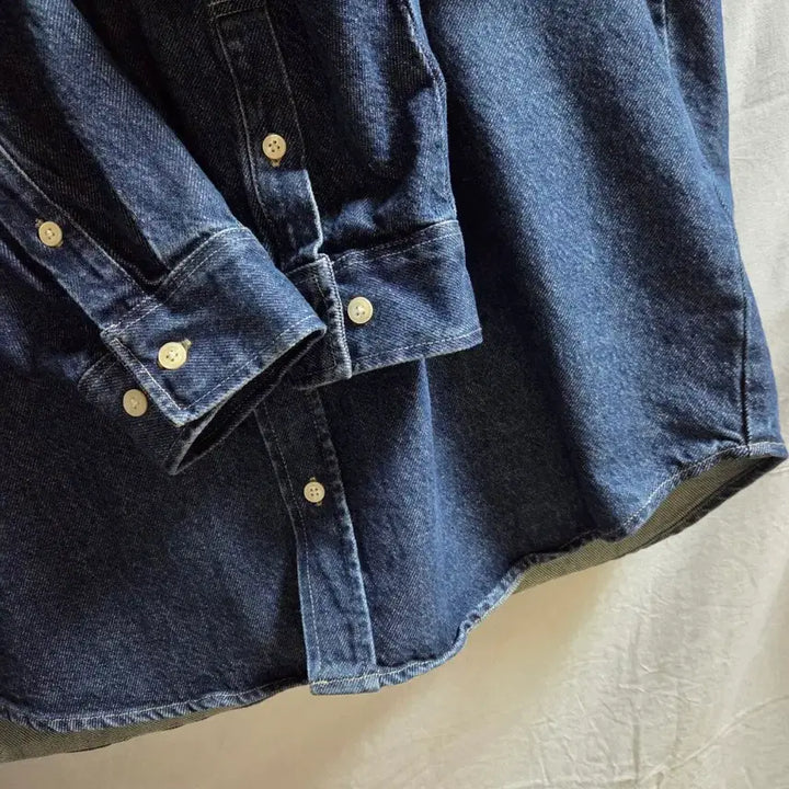 [BUNJANG] ZARA Origins Indigo Denim Shirt XL / ZARA 자라 오리진스 인디고 데님 셔츠 XL