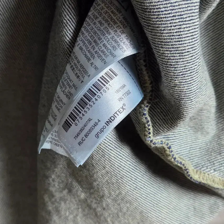[BUNJANG] ZARA Origins Indigo Denim Shirt XL / ZARA 자라 오리진스 인디고 데님 셔츠 XL