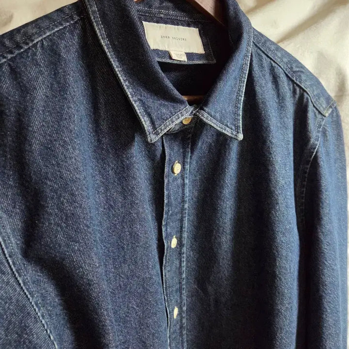 [BUNJANG] ZARA Origins Indigo Denim Shirt XL / ZARA 자라 오리진스 인디고 데님 셔츠 XL