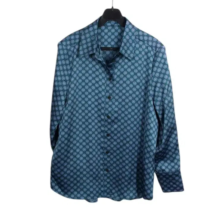 [BUNJANG] Lang &amp; Lu Patterned Blouse (Size 66) / [득템가]여성66 / 랭앤루 패턴 셔츠 블라우스BL 21-73