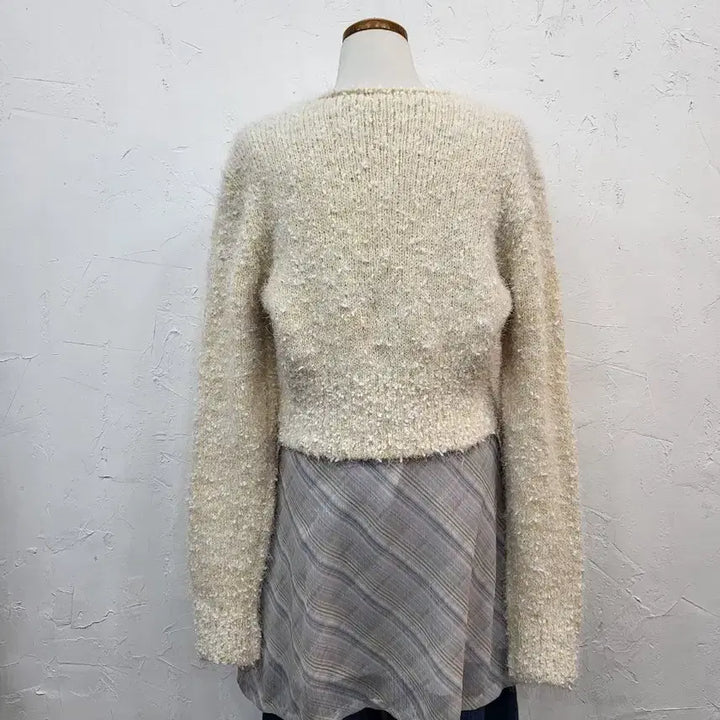 [BUNJANG] Ivory Boucle Cardigan F / 새상품 아이보리 부클 가디건 F