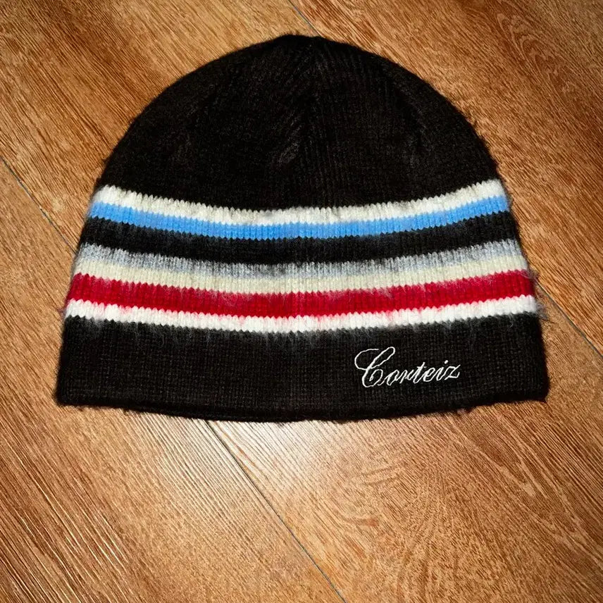 [BUNJANG] Corteiz Brown Stripe Beanie / Corteiz 코르테이즈 브라운 스트라이프 비니
