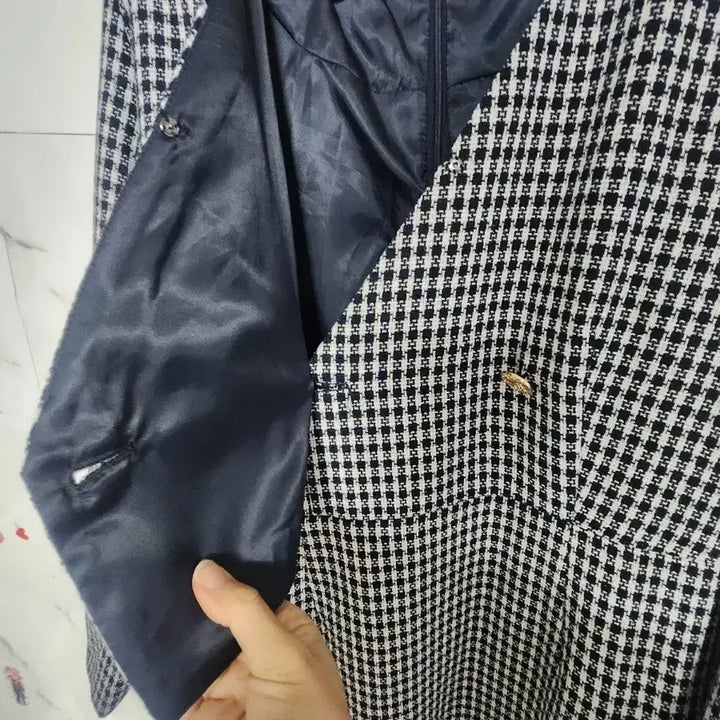 [BUNJANG] Ri&amp;Co Check Tweed Dress / 새상품  Ri&amp;Co 체크 트위드 원피스 통통 66  크게 입는분또는77