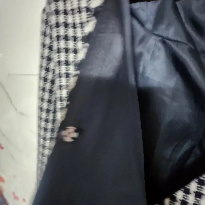 [BUNJANG] Ri&amp;Co Check Tweed Dress / 새상품  Ri&amp;Co 체크 트위드 원피스 통통 66  크게 입는분또는77