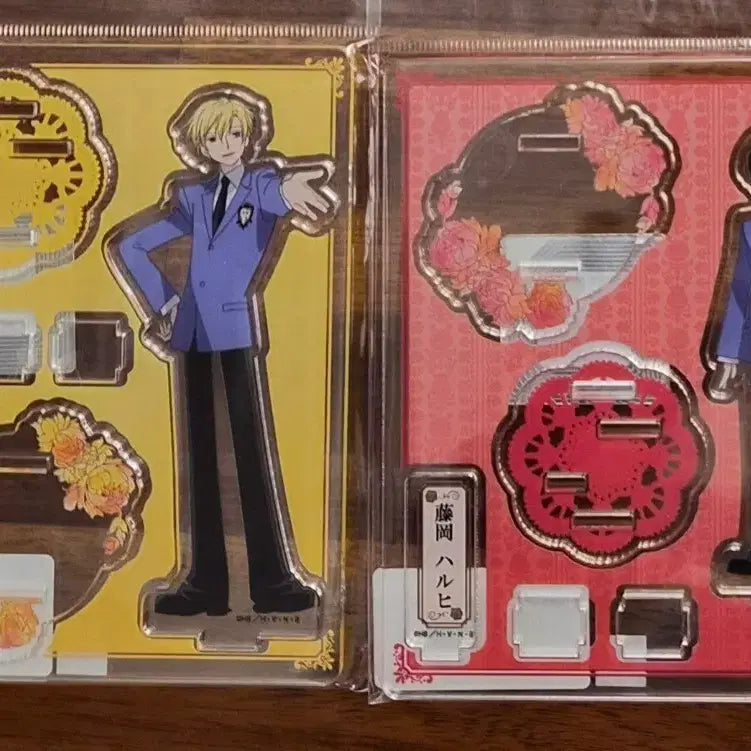 [BUNJANG] Ouran High School Host Club "Ouran Private Academy" Acrylic Standee Set - Haruhi &amp; Tamaki / 오란고교 호스트부 사교클럽 아크릴 스탠드 하루히 타마키 세트