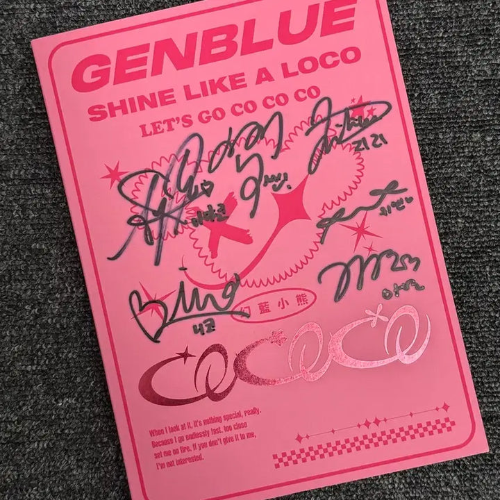 [BUNJANG] GENBLUE Signed Album / GENBLUE 친필 싸인 앨범 판매합니다.