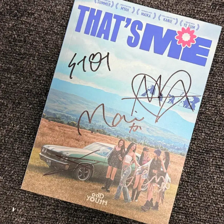[BUNJANG] That's me Signed Album / odd youth That's me 친필 싸인 앨범 판매합니다.