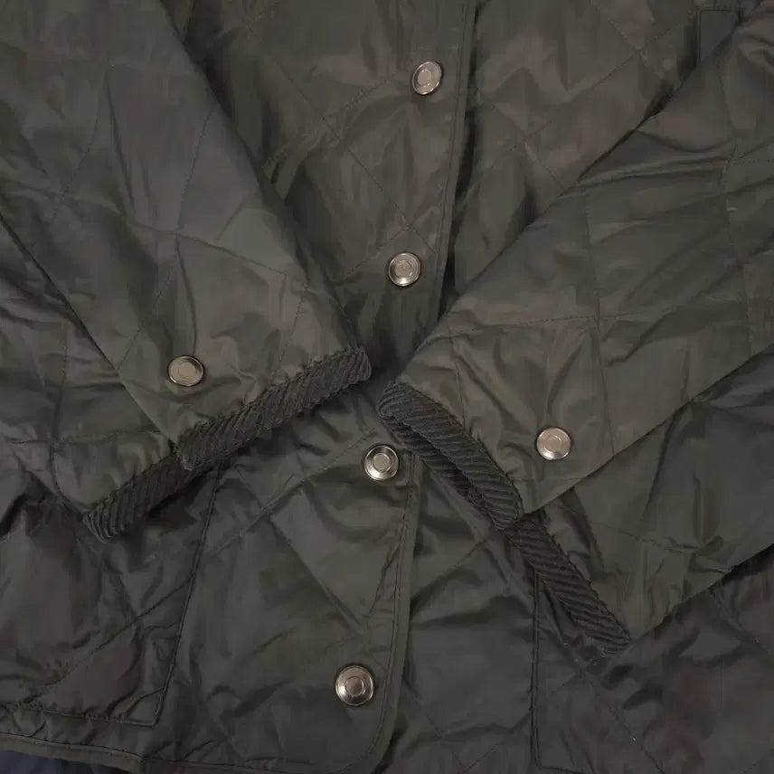 [BUNJANG] The Edge Goose Down Corduroy Padded Jacket / 더엣지 여성 구스다운 골덴 경량 패딩 점퍼 77-88