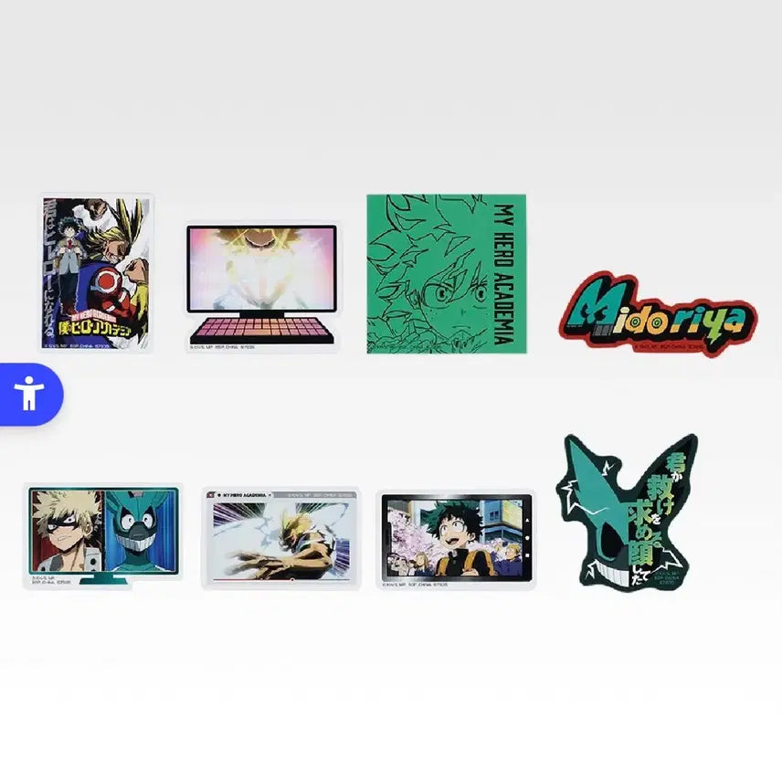 [SOLD OUT] 나의 히어로 아카데미아 제일복권 랜덤 스티커 8개