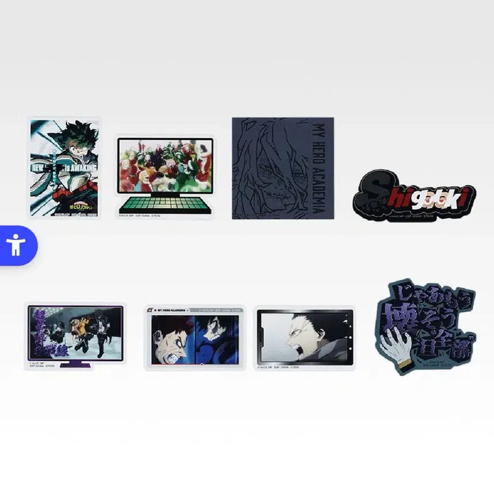 [SOLD OUT] 나의 히어로 아카데미아 제일복권 랜덤 스티커 8개