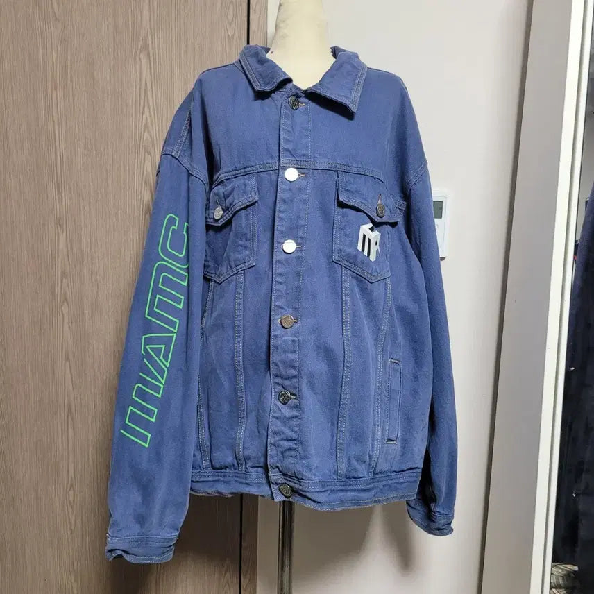 [BUNJANG] MAMC Oversized Denim Jacket / MAMC 오버핏 청 데님 자켓  남녀공용