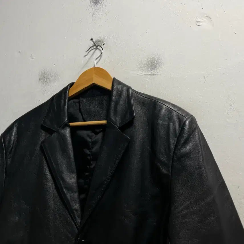[BUNJANG] Dockers Old School Leather Jacket / 100 DOCKERS 올드스쿨 레더 리얼가죽 자켓 정품