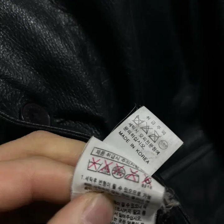 [BUNJANG] Dockers Old School Leather Jacket / 100 DOCKERS 올드스쿨 레더 리얼가죽 자켓 정품