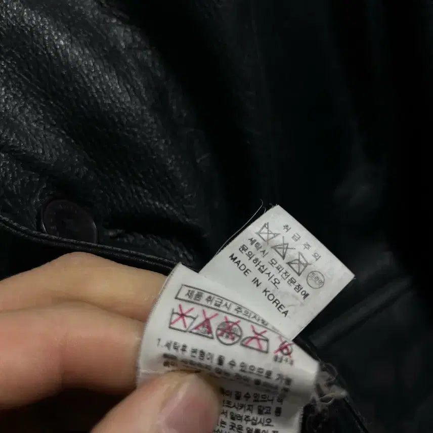 [BUNJANG] Dockers Old School Leather Jacket / 100 DOCKERS 올드스쿨 레더 리얼가죽 자켓 정품