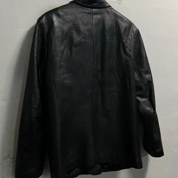[BUNJANG] Dockers Old School Leather Jacket / 100 DOCKERS 올드스쿨 레더 리얼가죽 자켓 정품