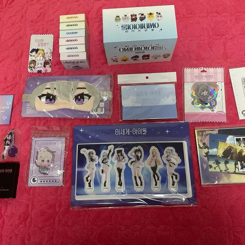 [BUNJANG] Isegye Idol Various Goods Bundle Set / [급처] 이세돌 이세계아이돌 굿즈 (차원을 넘어 펀딩 + 더현대 팝업)