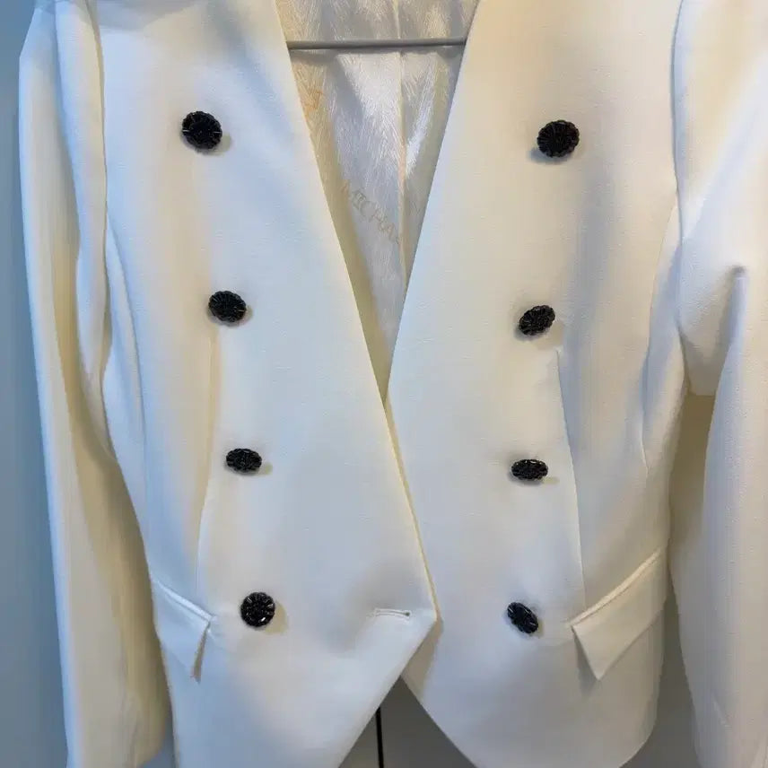 [BUNJANG] Unreleased White Jacket / 미사디자인정장 화이트 자켓 새상품