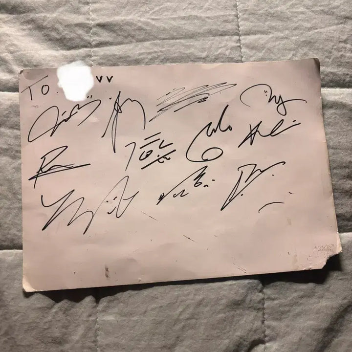 [BUNJANG] Wanna One All Member Signed Album / 워너원 전원 친필 사인