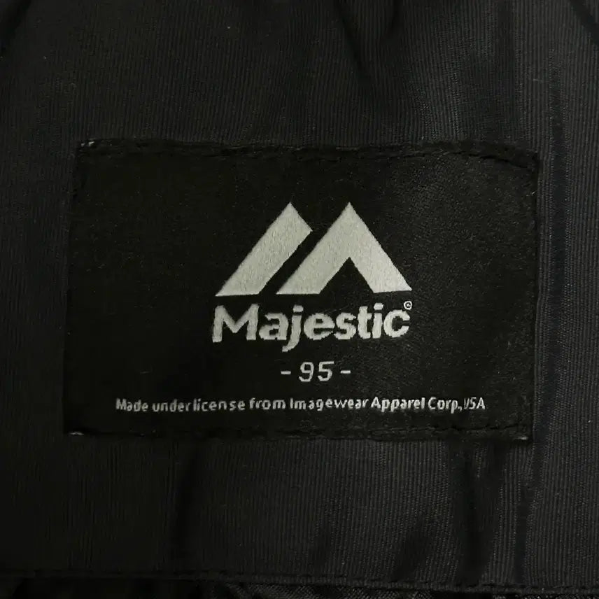 [BUNJANG] Majestic USA Flag Black Varsity Stadium Jumper (M) / 마제스틱 성조기 블랙 바시티 스타디움 점퍼 (M)