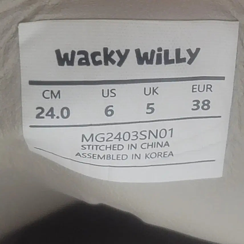 [BUNJANG] Wakiwilly Origin Sneakers - Ecru - Women&