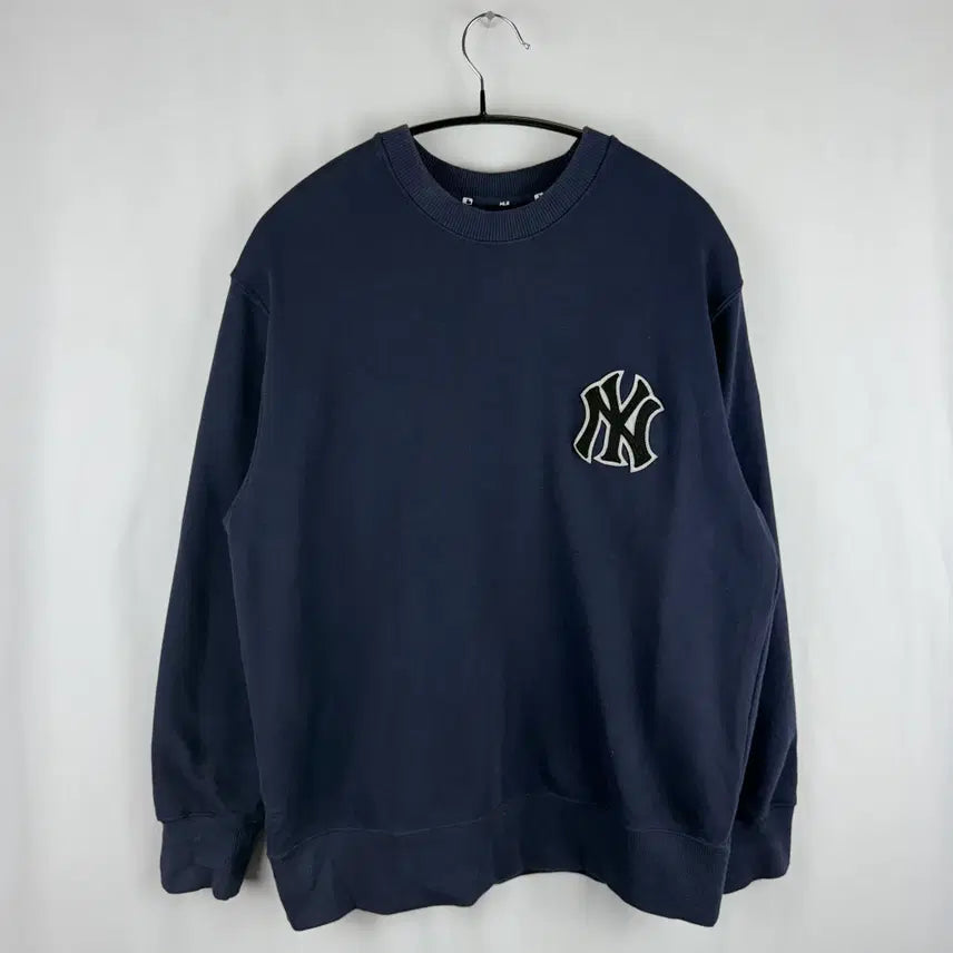 [BUNJANG] MLB New York Yankees Back Logo Sweatshirt Navy (XS) / (XS) MLB 뉴욕양키즈 백로고 맨투맨 네이비