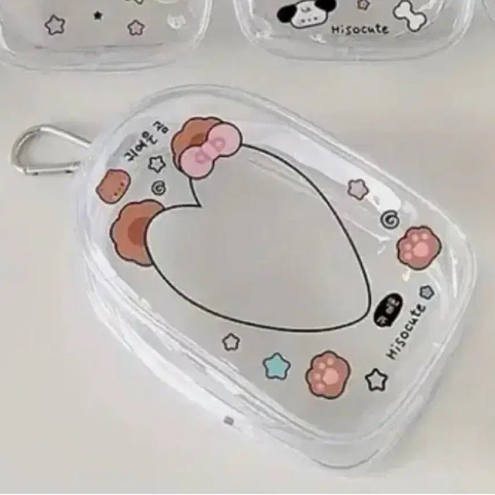 [BUNJANG] Transparent PVC Doll Pouch Case for 10cm/15cm Plush Dolls (Bear/Rabbit) / 투명 인형 파우치 솜인형 누이 케이스 pvc 가방 곰 토끼 10cm 15