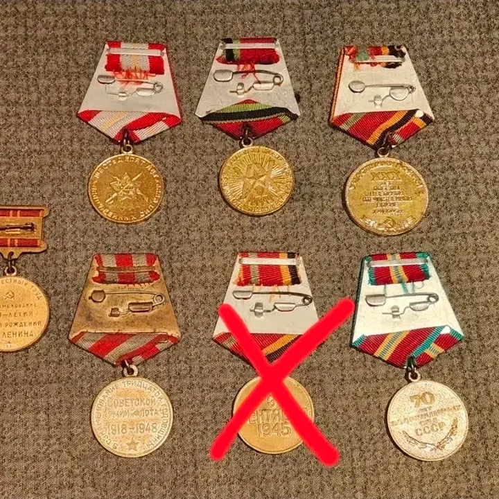[BUNJANG] Soviet Union and Russian Army Medals Bundle / 러시아군 소련군 메달 일괄 정리