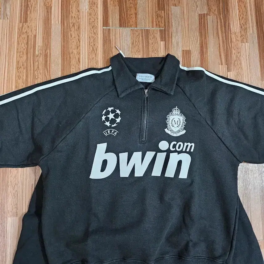 [BUNJANG] Black Blockcore Sweatshirt Set / 초휘귀 블록코어 블랙 맨투맨 세트