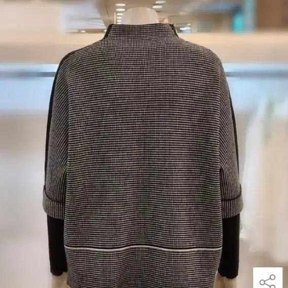 [BUNJANG] Layered Pullover Knit / 프렐린 블랙 레이어드 풀오버 니트 여성