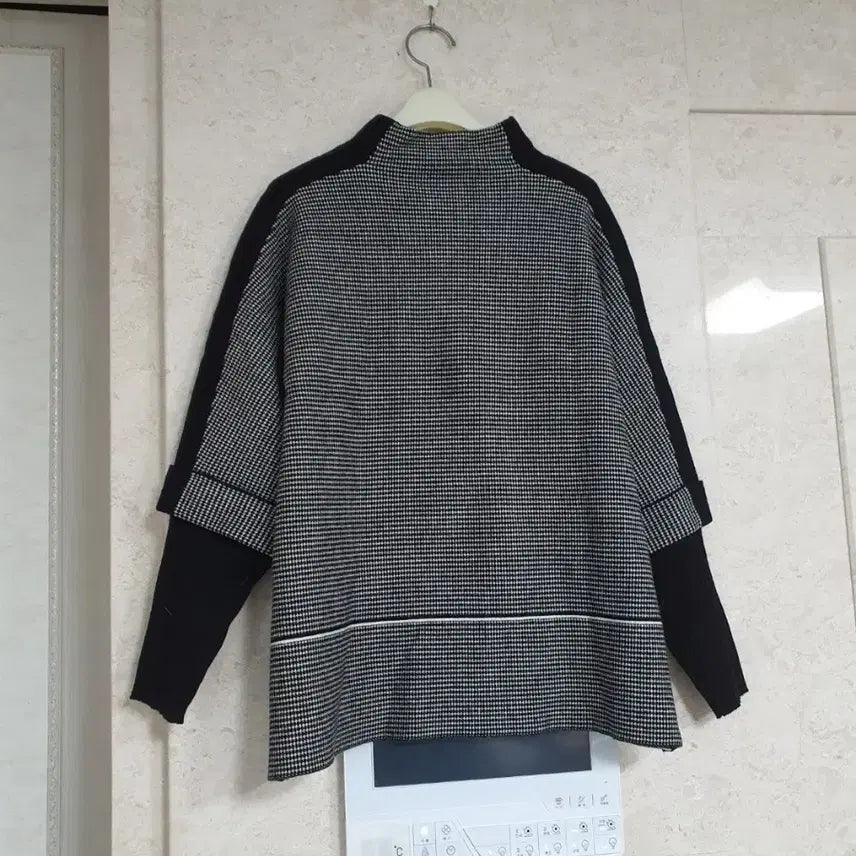 [BUNJANG] Layered Pullover Knit / 프렐린 블랙 레이어드 풀오버 니트 여성