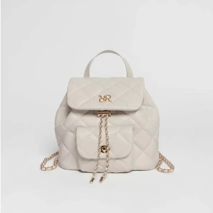 [BUNJANG] RANDA Quilted Backpack Ivory / 란다 RANDA 퀼팅 퀄팅 백팩 아이보리 스나계 양지뢰 오토나계 양산형