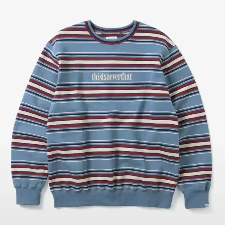 [BUNJANG] thisisneverthat Striped Sweatshirt S / 디스이즈네버댓 스트라이프 맨투맨S