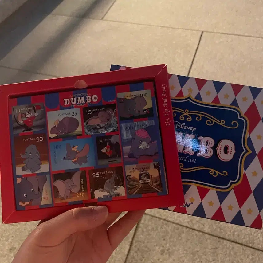 [BUNJANG] Disney Dumbo Postcard Set / 디즈니 덤보 우표 엽서 세트