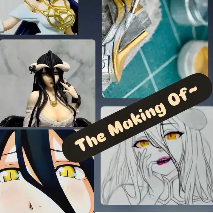 [BUNJANG] Overlord Albedo Repainted Statue / 오버로드 알베도 리페인트 리얼 도색 피규어 룩업 레진 리페인팅 스태츄