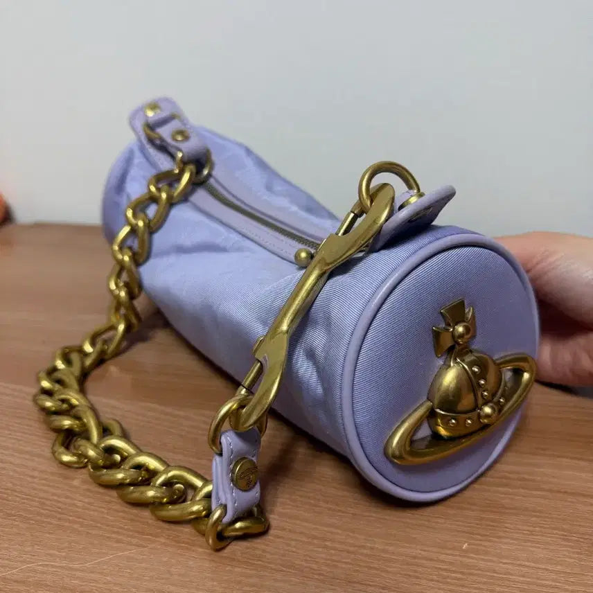 [BUNJANG] Vivienne Westwood Lilac Chain Bag / 비비안웨스트우드 라일락 체인백 (레어템)