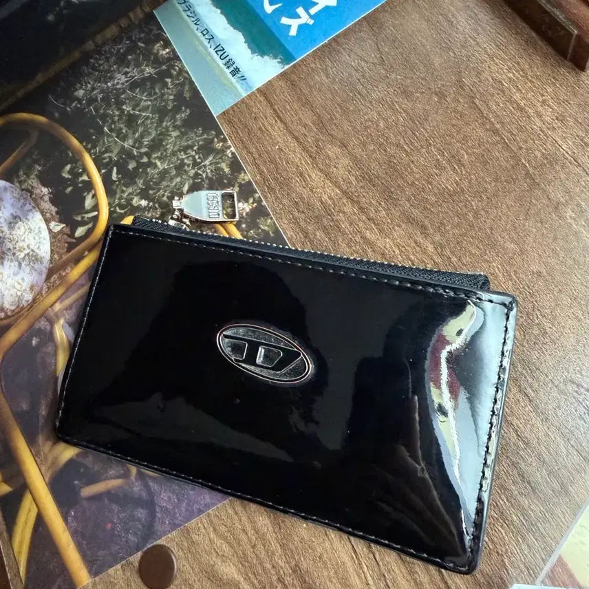 [BUNJANG] Diesel Black Card Holder / 디젤 블랙 카드지갑