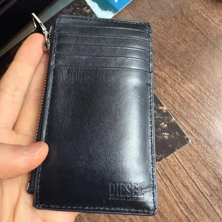 [BUNJANG] Diesel Black Card Holder / 디젤 블랙 카드지갑