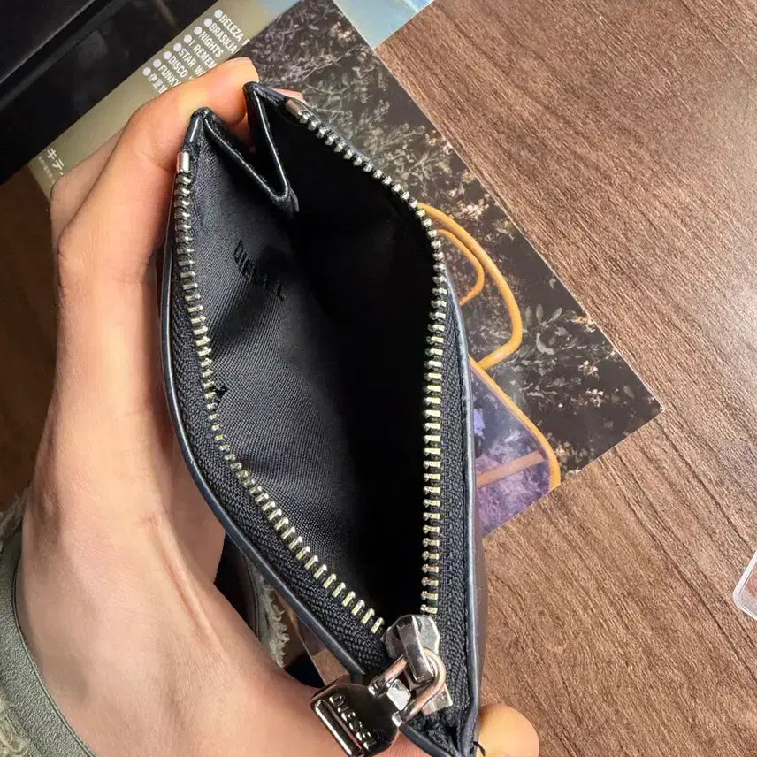 [BUNJANG] Diesel Black Card Holder / 디젤 블랙 카드지갑