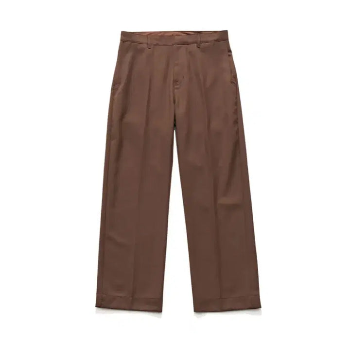 [BUNJANG] Unaffected Wide Leg Pants - Camel (S) / 언어펙티드 와이드 레그 팬츠 카멜 S