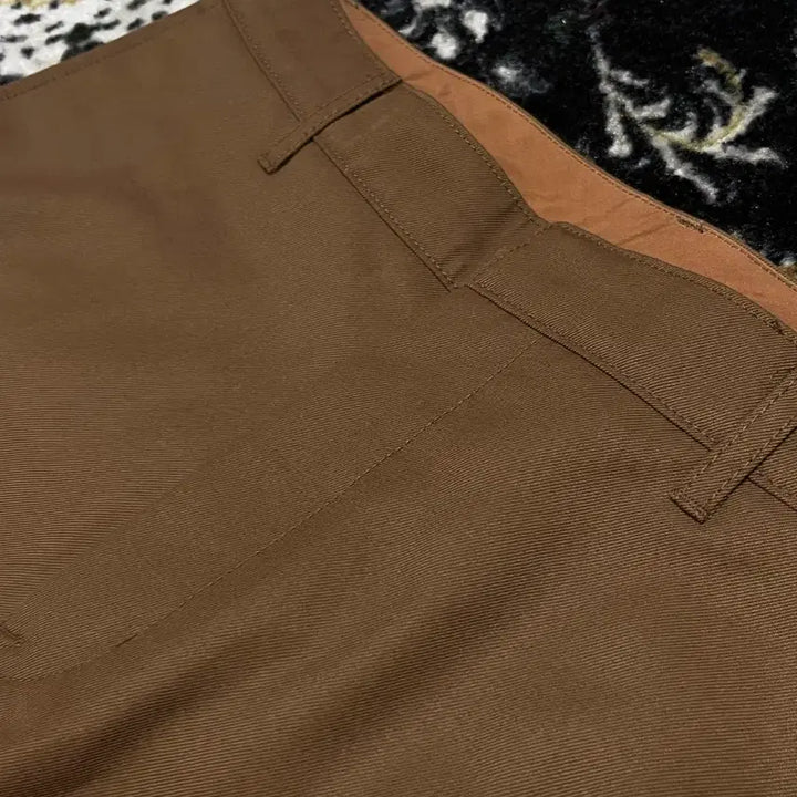 [BUNJANG] Unaffected Wide Leg Pants - Camel (S) / 언어펙티드 와이드 레그 팬츠 카멜 S