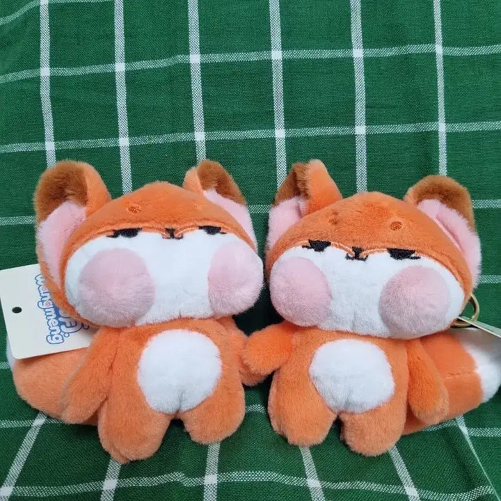 [BUNJANG] Red Fox Doll Keyring / 붉은 여우 인형키링 화가난여우키링