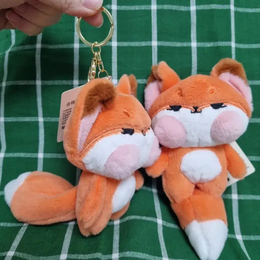 [BUNJANG] Red Fox Doll Keyring / 붉은 여우 인형키링 화가난여우키링