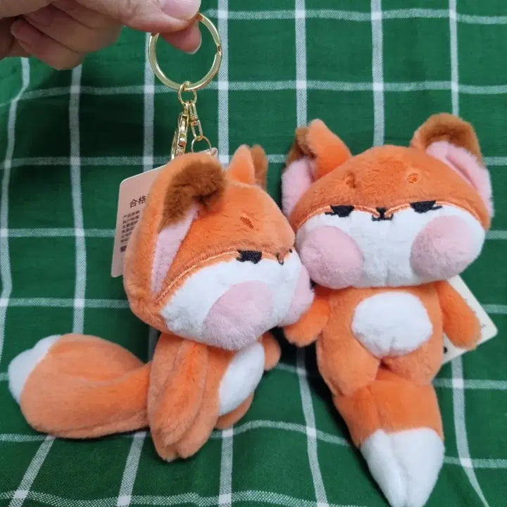 [BUNJANG] Red Fox Doll Keyring / 붉은 여우 인형키링 화가난여우키링