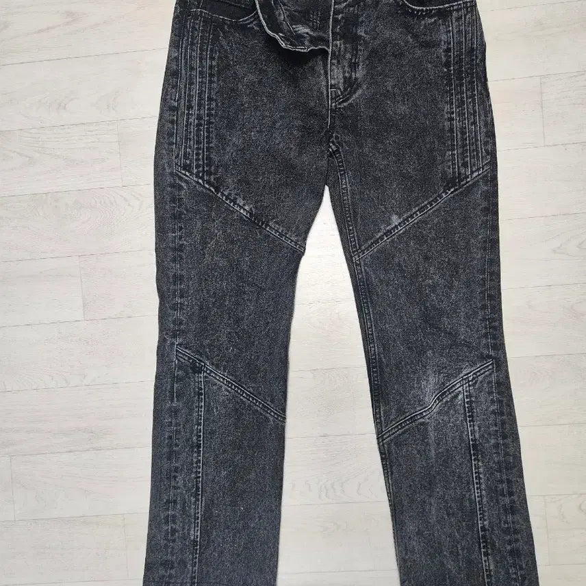 [BUNJANG] Maison Mined Black Denim Jeans / 메종미네드 흑청데님