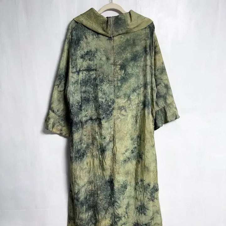 [BUNJANG] Natural Dye Rayon Dress with Brooch Set / (맞춤옷) 천연염색 인견 원피스(브로치 세트)