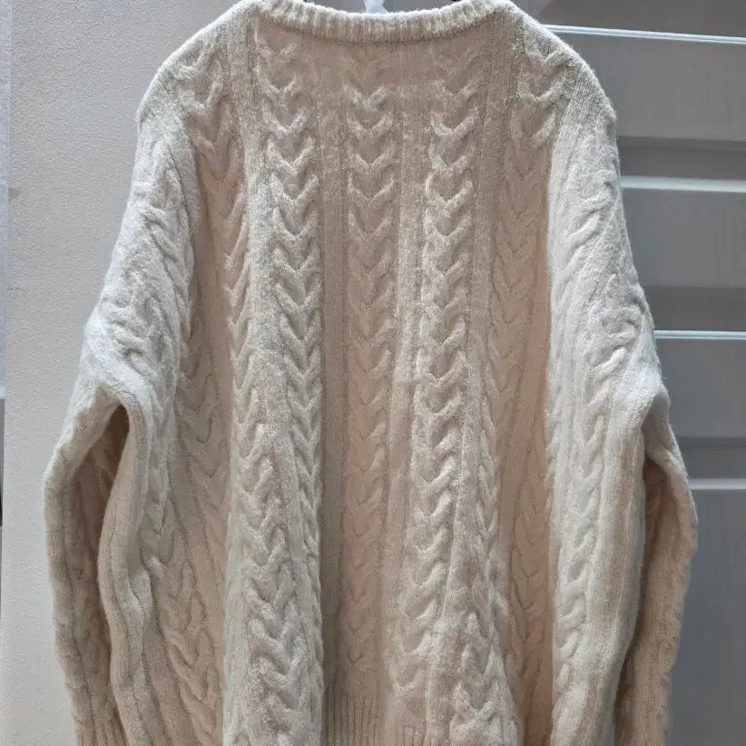 [BUNJANG] Cable Knit Two-Piece Set / 보세)케이블 니트 상하의 꽈배기 세트 반바지 셋업 투피스 55~66