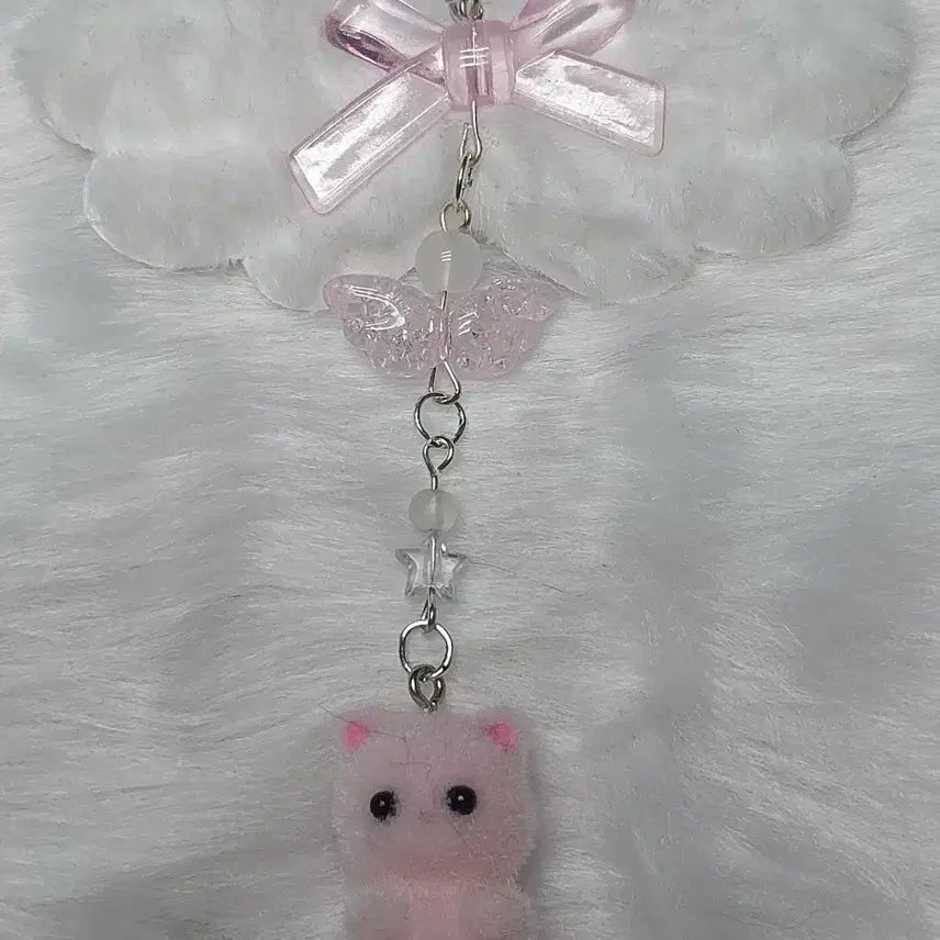 [BUNJANG] Cute Cat Angel Keyring / 귀염뽀짝  고양이 천사 키링