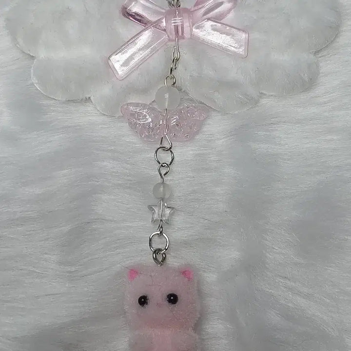 [BUNJANG] Cute Cat Angel Keyring / 귀염뽀짝  고양이 천사 키링