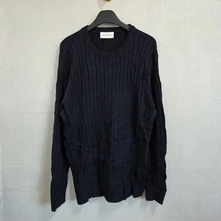 [BUNJANG] EDITION Navy Round Knit / EDITION 남성110 네이비 라운드 니트 L9986