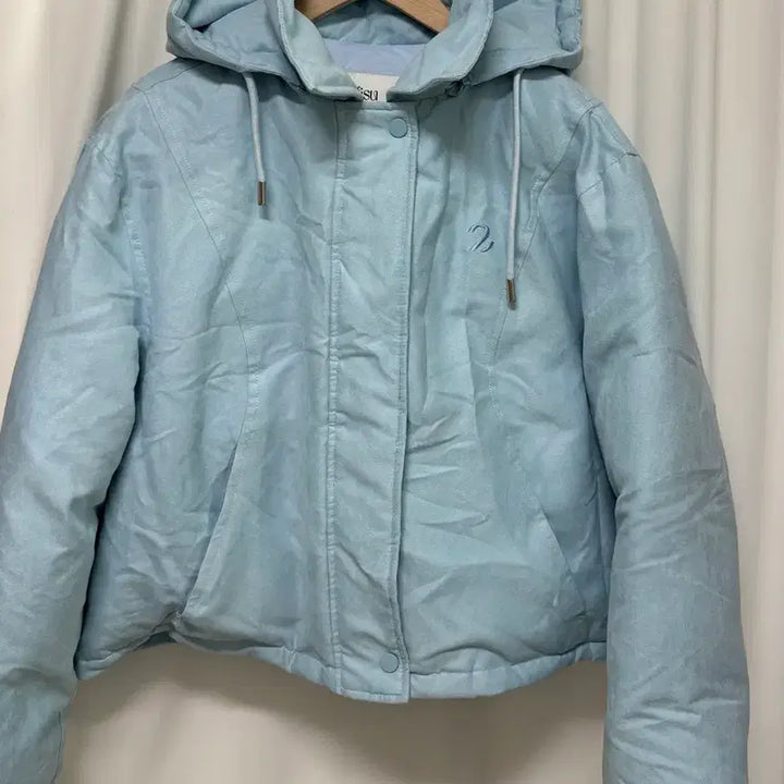 [BUNJANG] Suede Goose Down Padded Jacket / [새상품] 스웨이드 구스다운 패딩